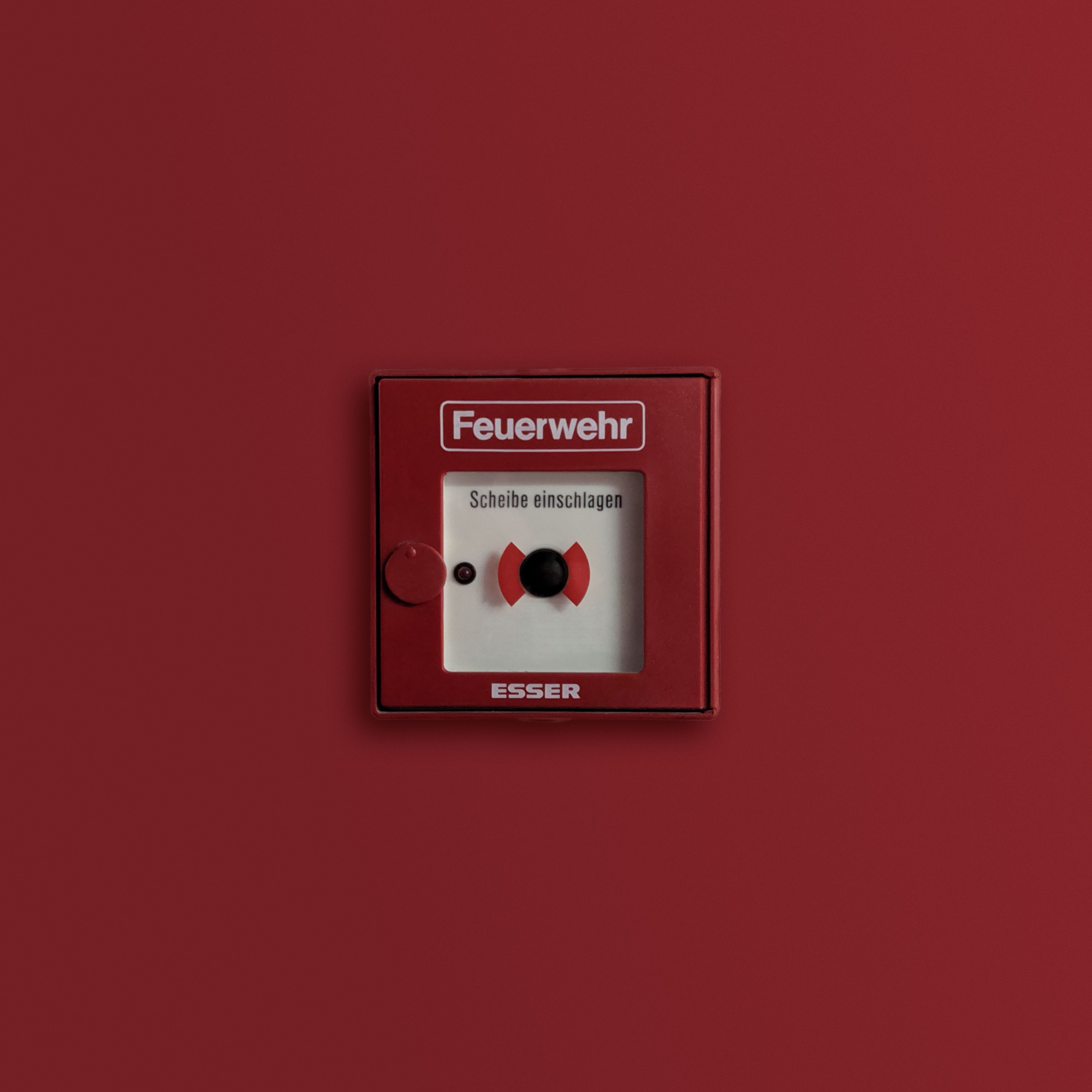 Security alarm system control panel